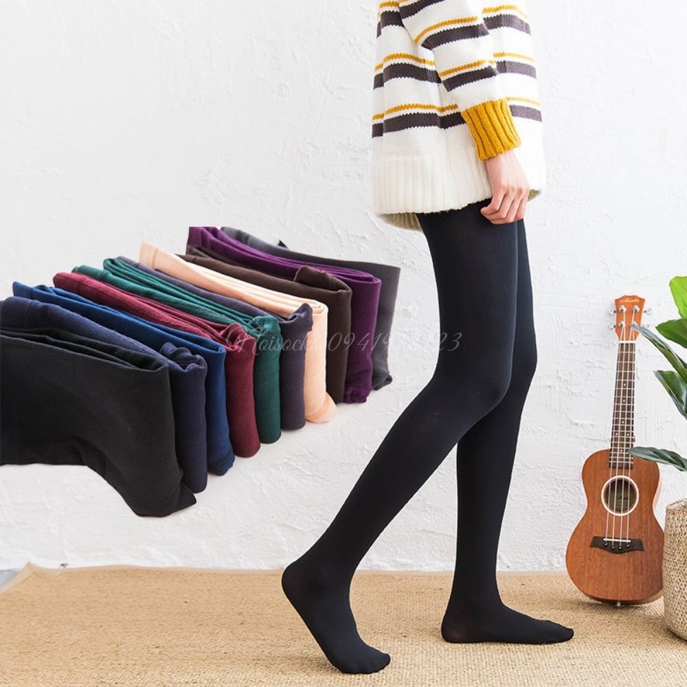 [Rẻ vô địch] Quần legging nữ cạp cao chống xoắn Chất liệu nỉ lông pha cotton, hàng Loại 1 siêu co giãn, siêu ấm áp