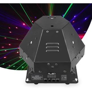 ĐÈN NẤM LASER 11 MẮT - HIỆU ỨNG CHÙM TIA + MÔ HÌNH ÁNH SÁNG LASER RGB .
