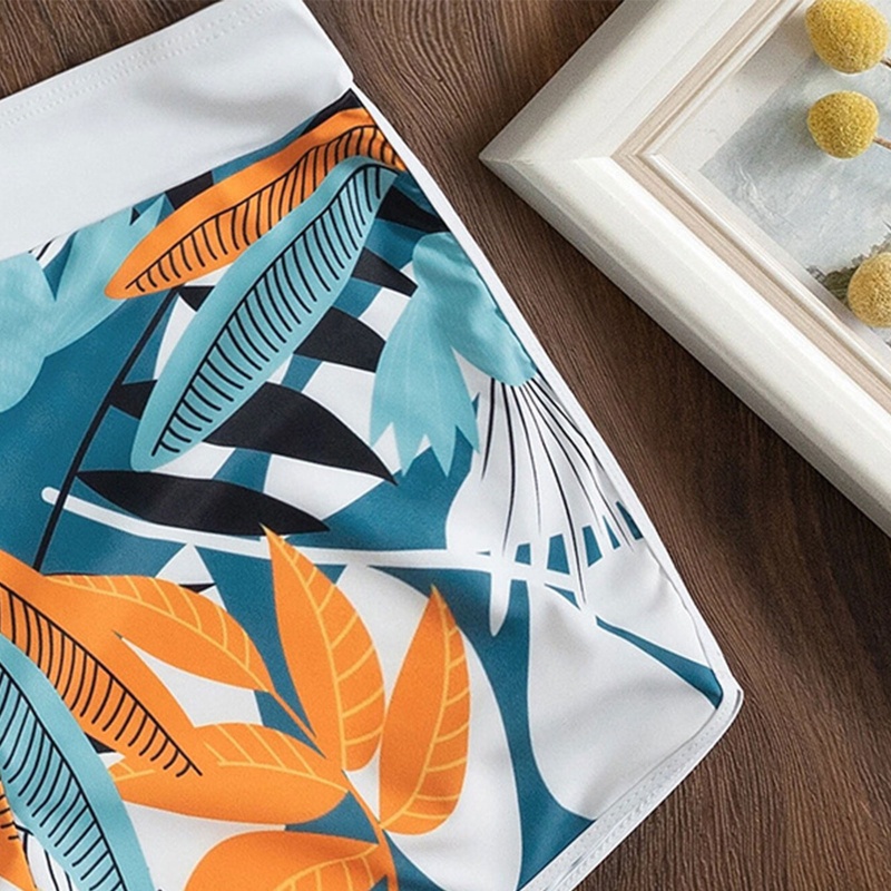 Bộ Bikini Hai Mảnh Thắt Dây Hở Lưng In Họa Tiết Gợi Cảm Cho Nữ