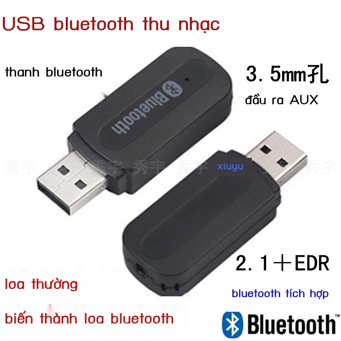 Thiết Bị Nhận Tín Hiệu Âm Thanh bluetooth USB Bt163 Cho Loa Xe Hơi