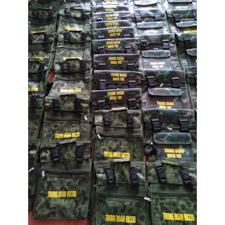 Túi chiến thuật rằn ri đi hành quân, dã ngoại, thao trường cho bộ đôi mẫu mới 2020