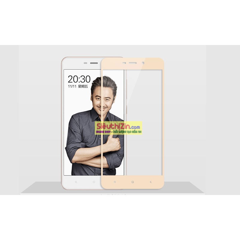 Miếng dán cường lực xiaomi redmi 4 prime full màn hình