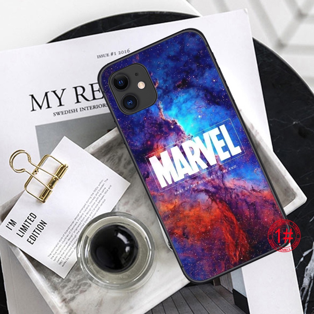 Ốp điện thoại tpu silicon mềm in hình Marvel 53GUY thích hợp cho iPhone 6 6S 7 8 Plus X XS XR 11 Pro Max