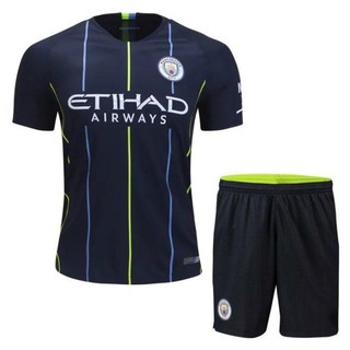 Áo bóng đá Man city đen 2018-2019