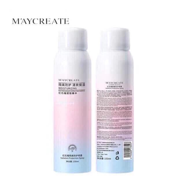 [Mã MASK2610K giảm 10K đơn từ 50K] Xịt chống nắng bảo vệ tốt cho làn da HYAHQIAO 150ml