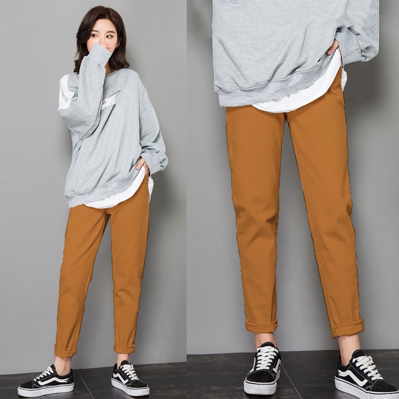 Quần Baggy KAKI Unisex Nam Nữ Vải Nhập Hàn Cao Cấp, Baggy kaki nam nữ nhiều màu | BigBuy360 - bigbuy360.vn