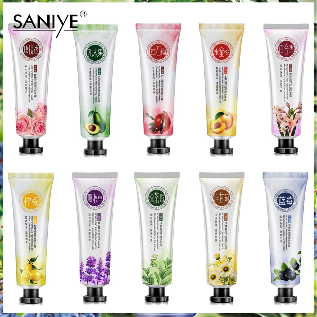 Kem dưỡng da tay chiết xuất từ hoa và trái cây dưỡng ẩm da Saniye001 | BigBuy360 - bigbuy360.vn