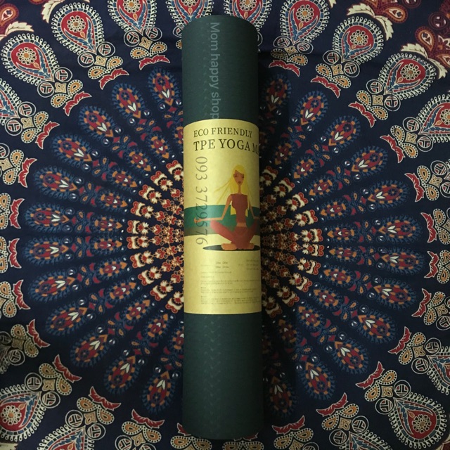 Thảm tập YOGA - GYM tpe 2 lớp 6mm cao cấp