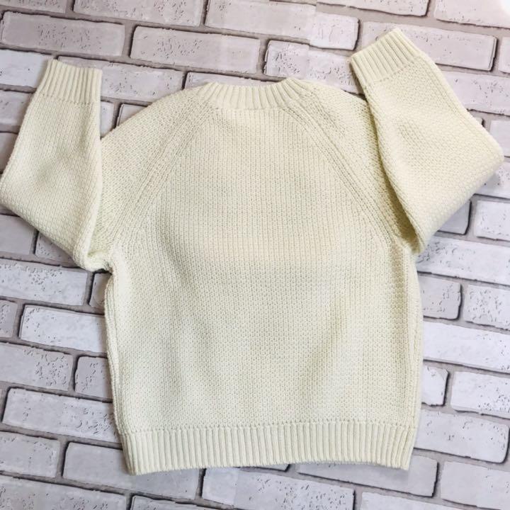 (UNIQLO Nhật chính hãng) KID- Áo len cổ tròn dài tay Middle Gauge Sweater