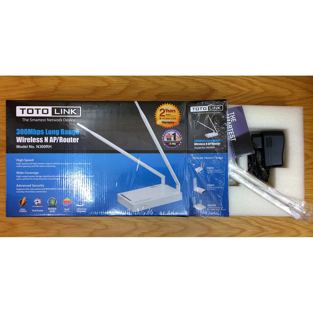 [Follow Shop] Bộ phát sóng xuyên tường N300RH-Hãng phân phối chính thức