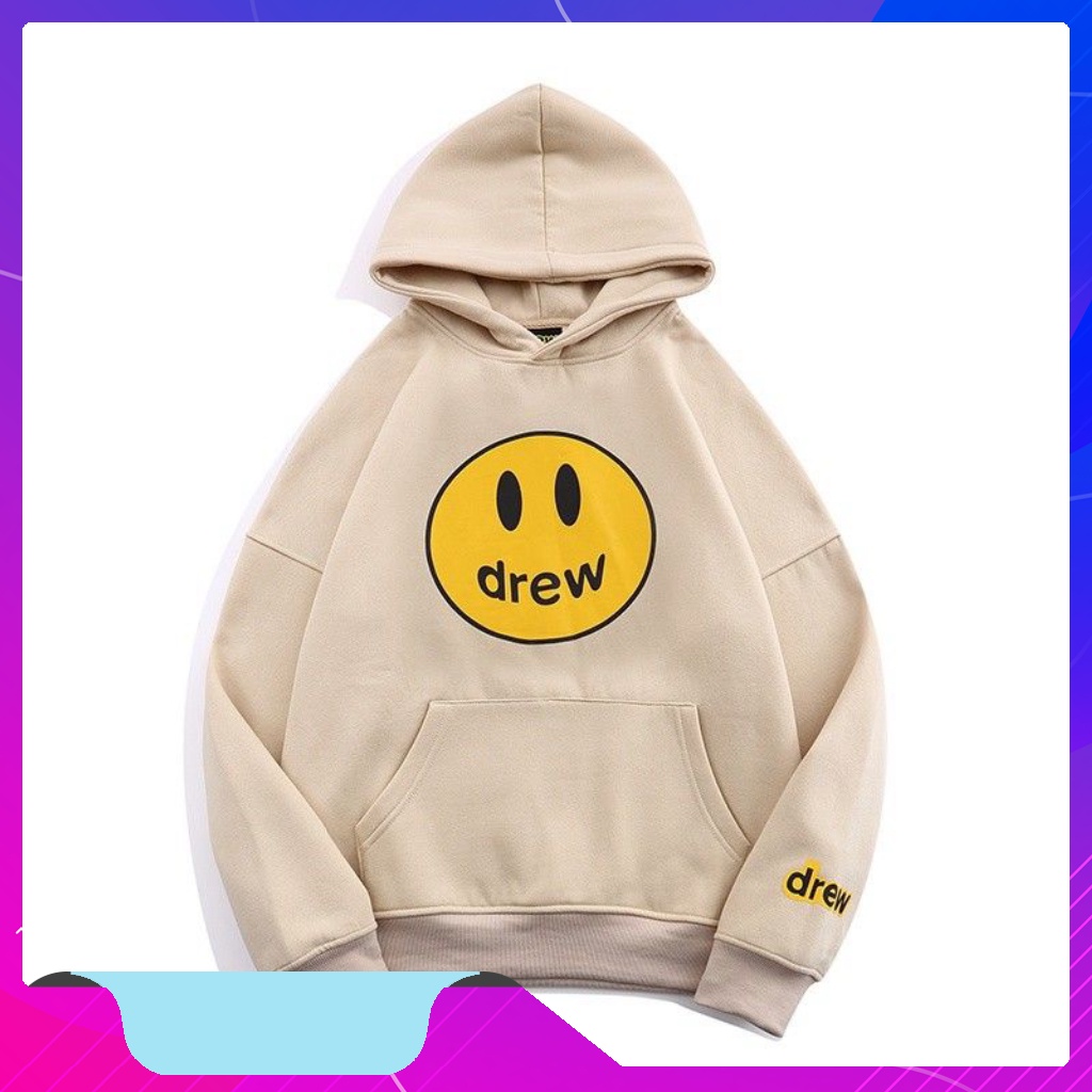 Áo hoodie Drew form rộng nam nữ phong cách ulzzang hàn quốc 2021