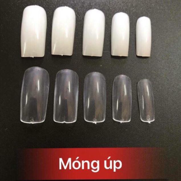 Móng up HSM màu đục(500 móng,10 size)