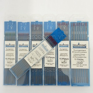 Kim hàn tig 1.6/2.0/2.4/3.2x150mm WELD STONE (vỉ 10 cái)