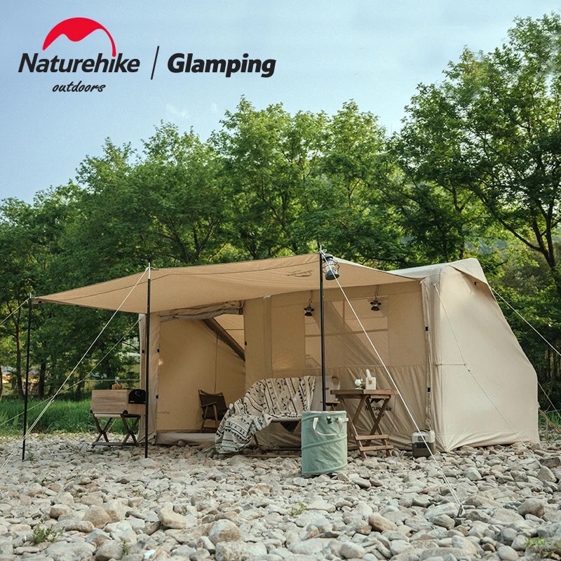 Lều cotton bơm hơi glamping Naturehike Heng -  Air 12Y NH22ZP013
