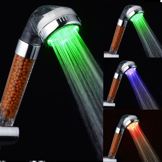 Vòi sen tăng áp nước nano có LED đổi màu theo nhiệt độ nước