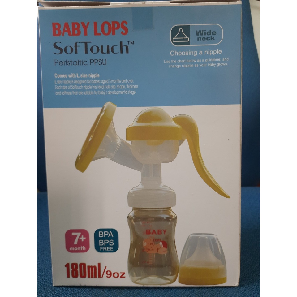 Máy Hút Sữa Bằng Tay Baby Lops