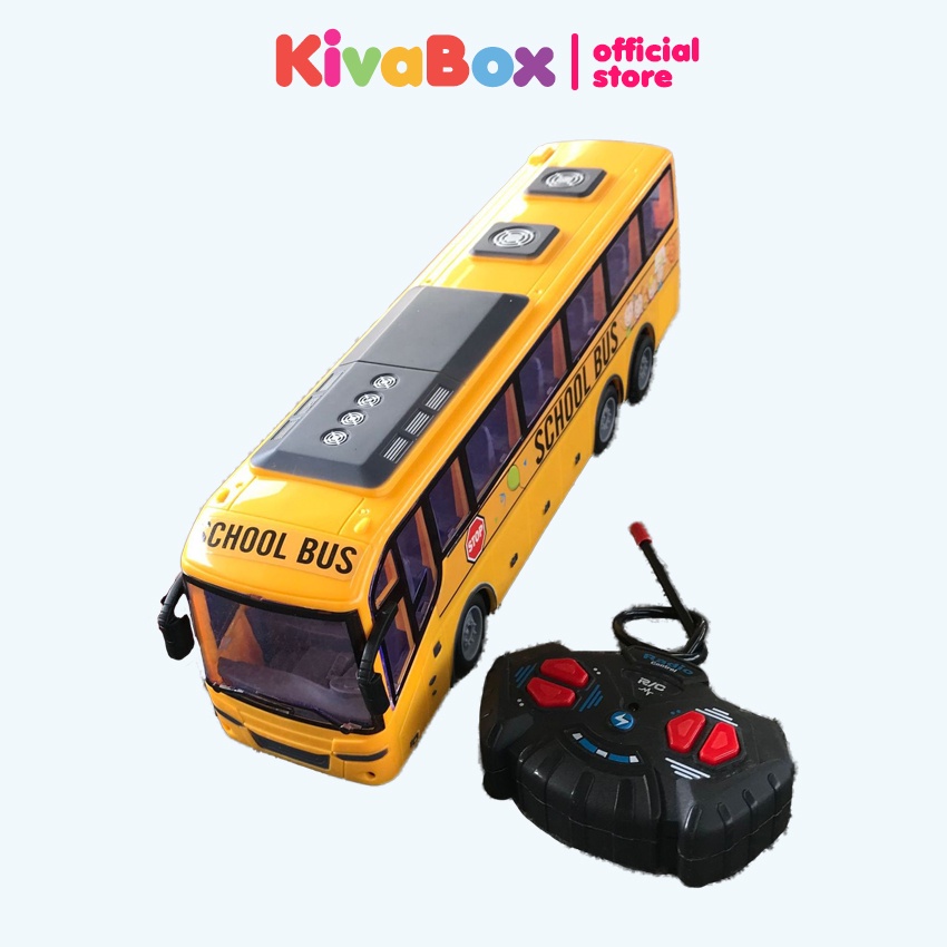 Xe bus điều khiển từ xa Kivabox loại xe điều khiển, nhựa ABS siêu bền, thiết kế tinh xảo siêu đẹp