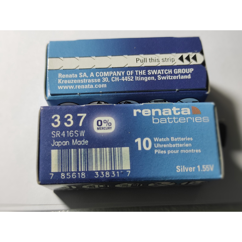 1 Viên Pin Đồng Hồ Renata Thụy Sĩ SR416SW / 337 Loại Tốt