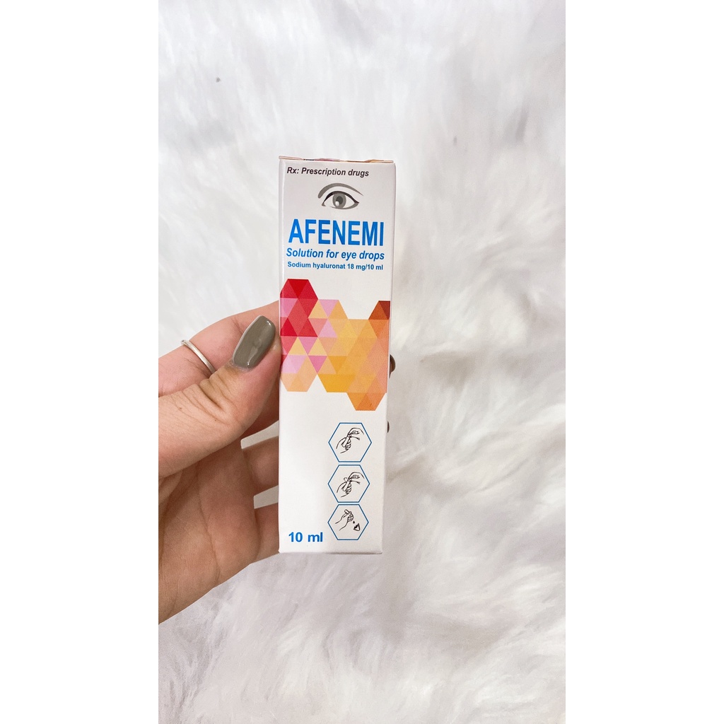 AFENEMI - Nước mắt nhân tạo - Giữ ẩm mắt - Dành cho mắt mệt mỏi, hay dùng máy tính