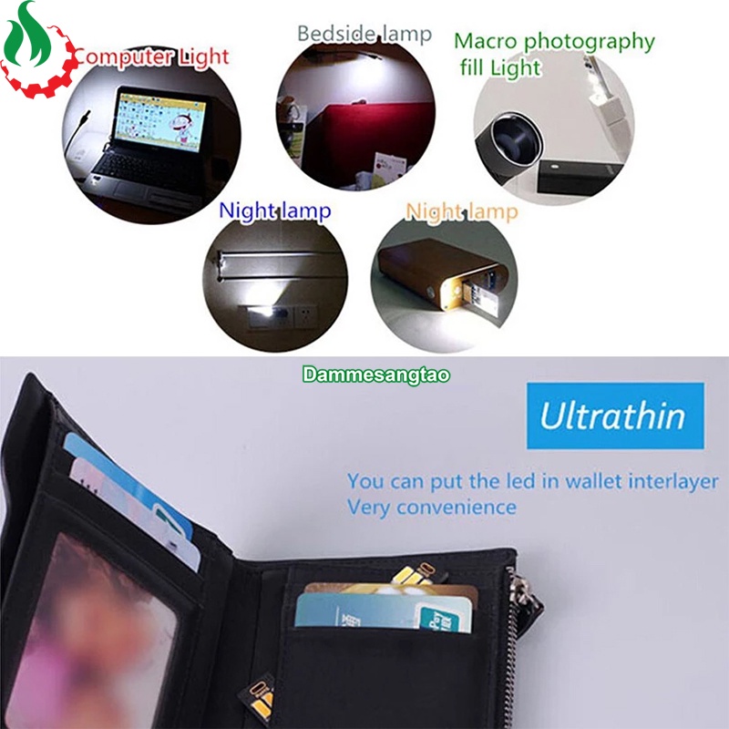 Đèn led cảm biến chạm cổng Usb