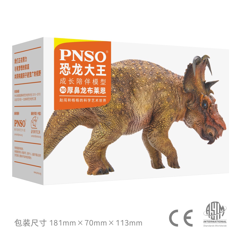 Đồ chơi trẻ em Mô hình khủng long PNSO Rồng mũi dày 30 Mô hình đồng hành tăng trưởng khủng long Bria