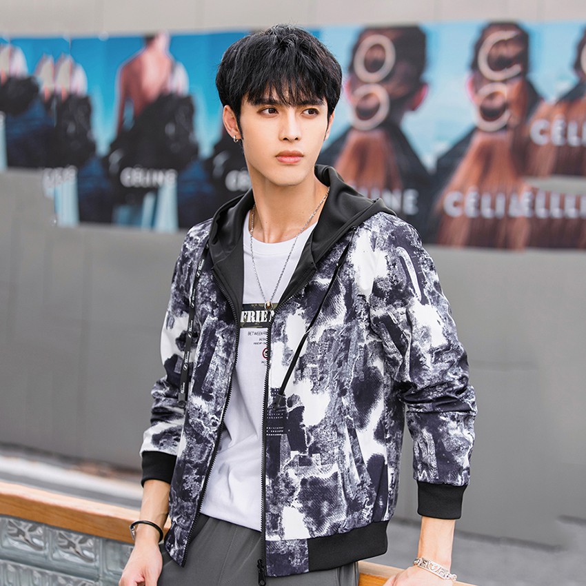 Áo Khoác Nhẹ Nam Thu Đông Khoá Kéo Loang Màu Thời Trang Hàn Quốc Hot Trend ZENKODLMEN AO KHOAC NAM 134C | BigBuy360 - bigbuy360.vn