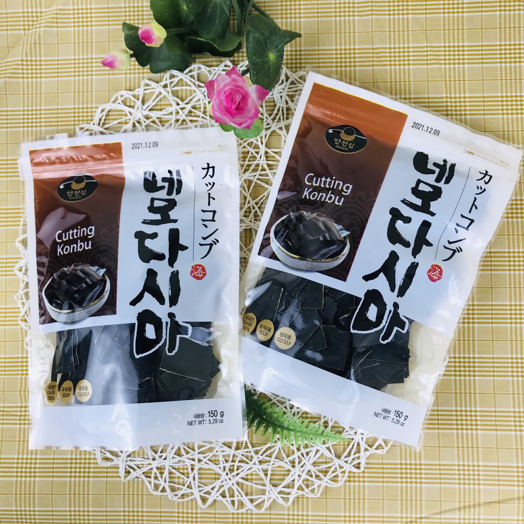 Tảo Bẹ Konbu Manjun, Nấu Nước Daishi, Nước Dùng 150g