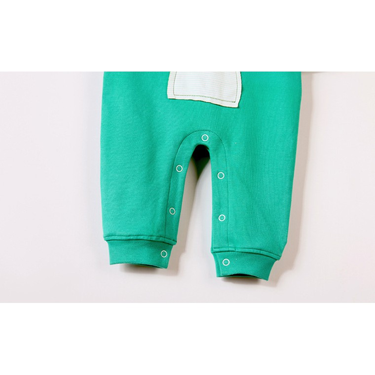 Bộ BODY dài tay cho bé bodysuit dài tay họa tiết ếch xanh chất cotton hàng xuất khẩu