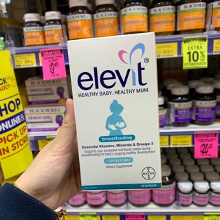 [Date 3/2021]-Vitamin tổng hợp Elevit sau sinh 60 viên của Úc