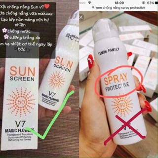 Kem chống nắng Sun V7