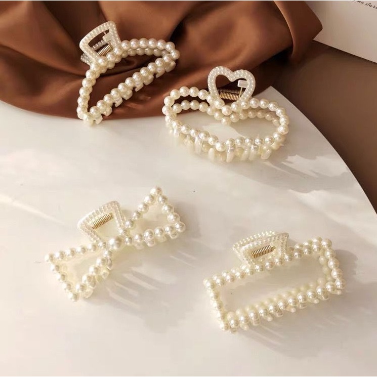 RẺ VÔ ĐỊCH  1 chiếc kẹp tóc ngọc phong cách Hàn quốc xinh xắn