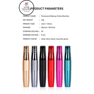 Máy Pen Mini 2 đầu 6.0 Phun Môi, Tattoo Mini Nhỏ Gọn/ Máy Phun Xăm