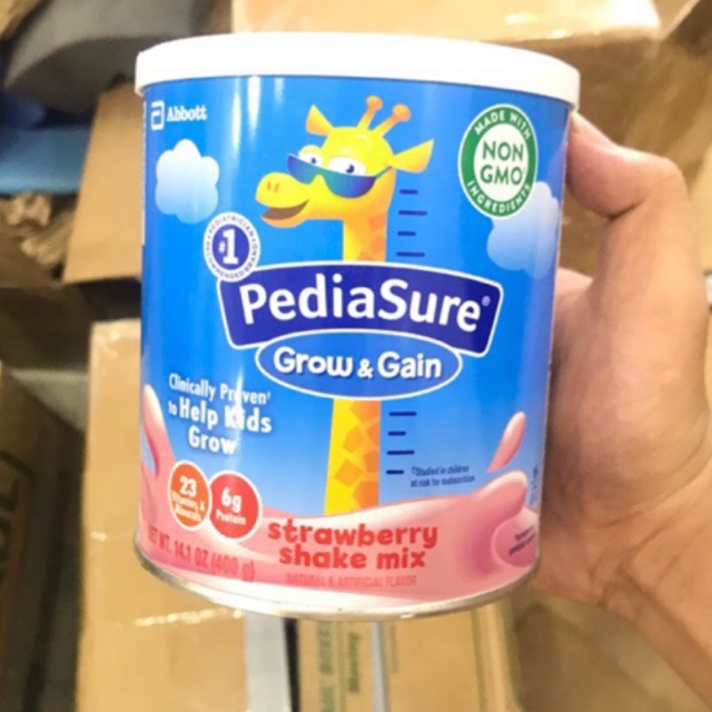 Sữa bột Pediasure NON GMO 400g Mỹ, Hàng Air, có Bill