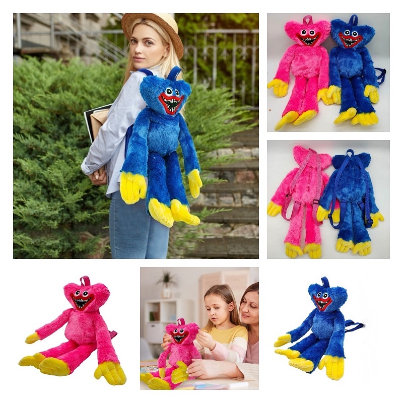 Balo/Túi đeo vai họa tiết hoạt hình dễ thương bắt mắt huggy wuggy playtime poppy