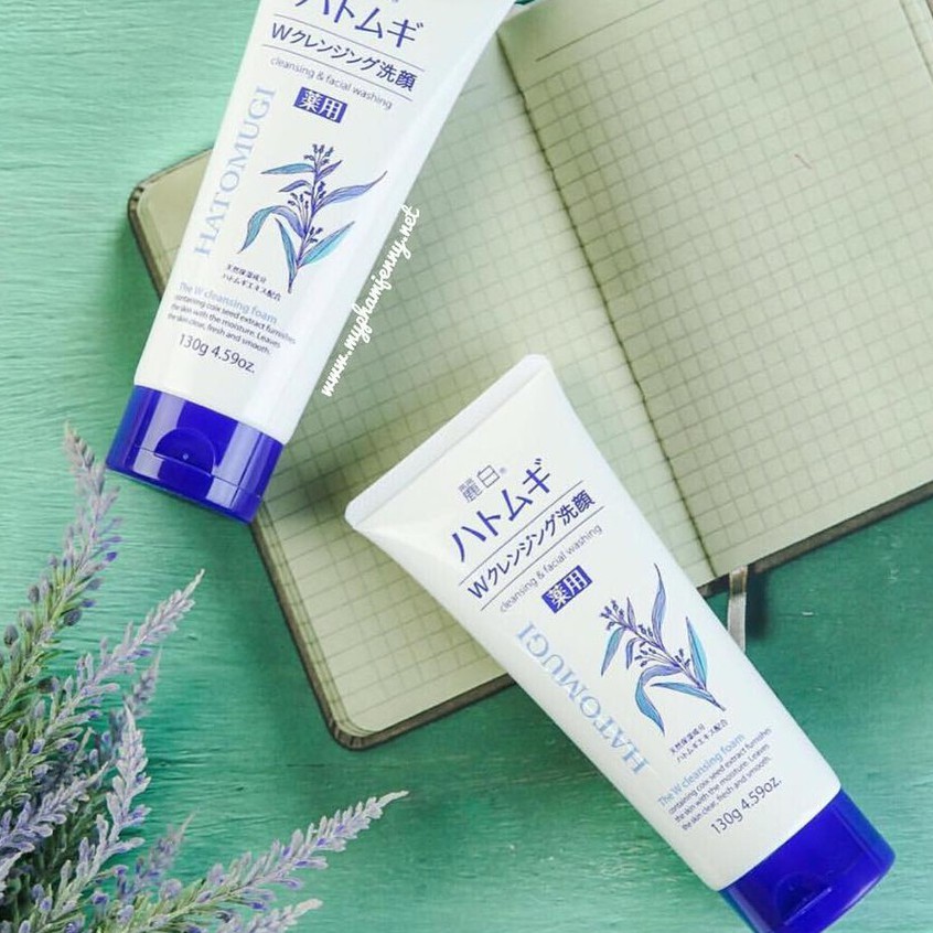 Sữa Rửa Mặt Hạt Ý Dĩ Naturie Hatomugi Cleansing &amp; Facial Washing