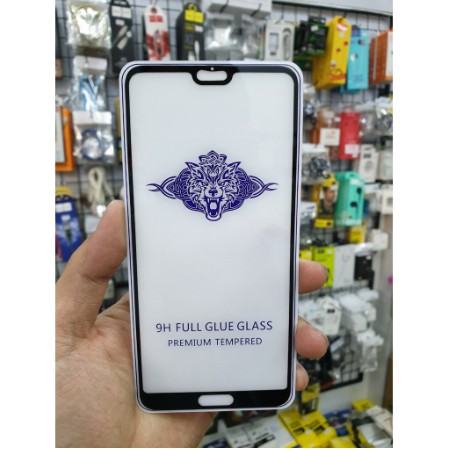 Miếng Dán Cường Lực Huawei P20 Pro Sư Tử Full Màn Hình (Đen) – Hàng Cao Cấp