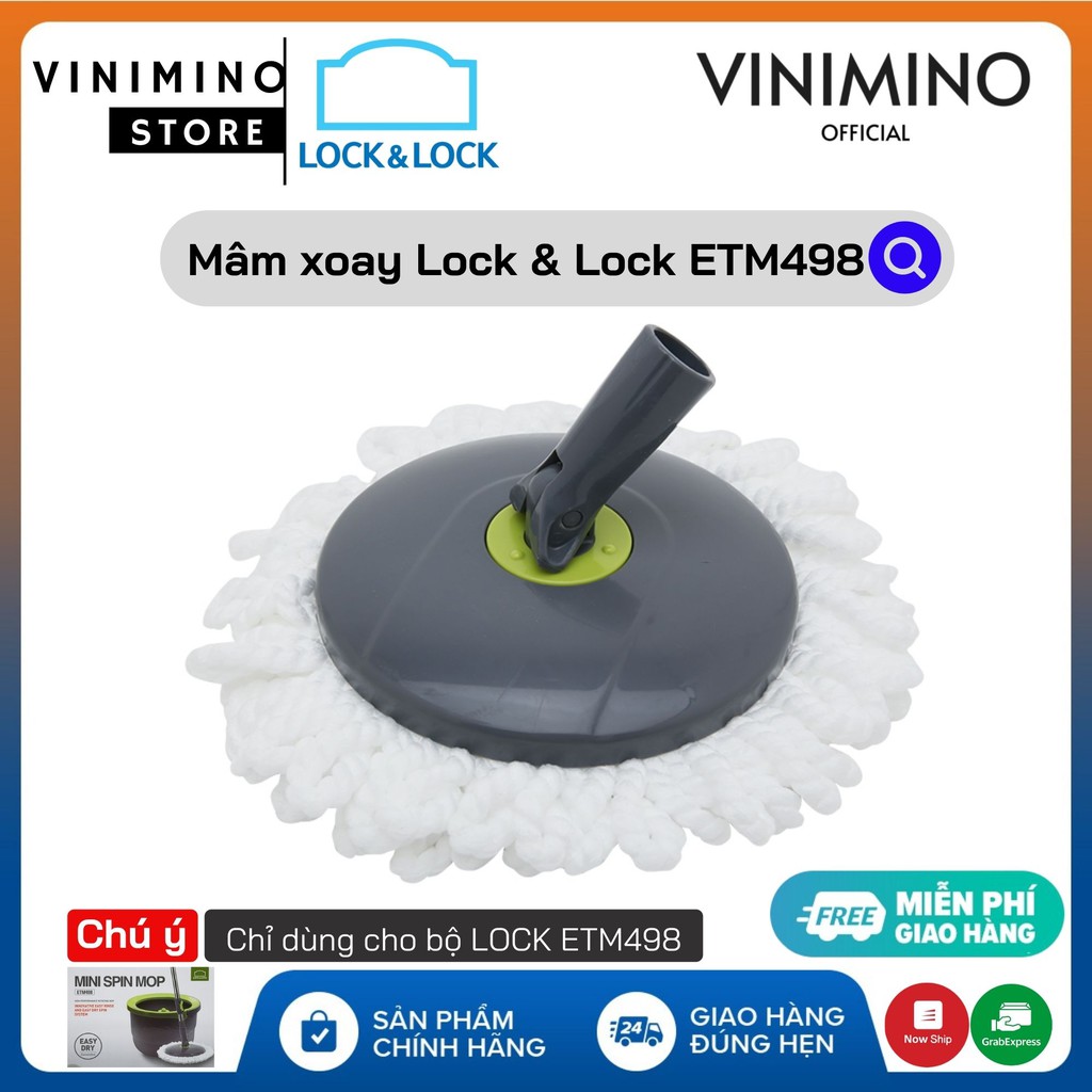 [Phụ kiện ETM498] Mâm xoay cây lau nhà Lock &amp; Lock ETM498 (dự phòng hoặc thay thế) - Hàng chính hãng | Vinimino