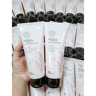 SỮA RỬA MẶT Chiết Xuất Gạo THE FACE SHOP RICE WATER BRIGHT CLEANSING FOAM.