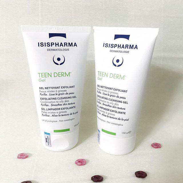 Gel rửa mặt giảm nhờn ngừa mụn ISIS Pharma Teenderm Gel