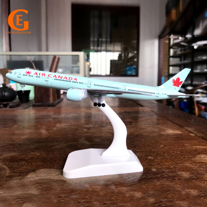 Mô Hình Máy Bay Canada Boeing 777 ACA B777 Bằng Hợp Kim 20CM