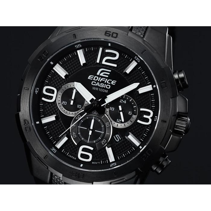 Đồng Hồ Casio Nam Dây Kim Loại EDIFICE EFR-538BK-1AVUDF Chính Hãng