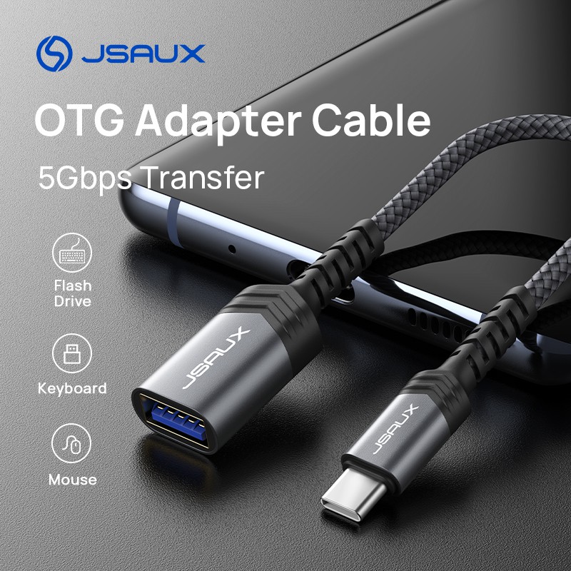 Cáp Otg JSAUX Usb C 3.0 Tiện Dụng Chất Lượng Cao