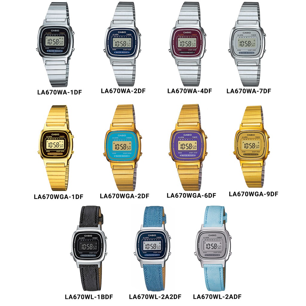 Đồng hồ nữ Casio Anh Khuê LA670 Series