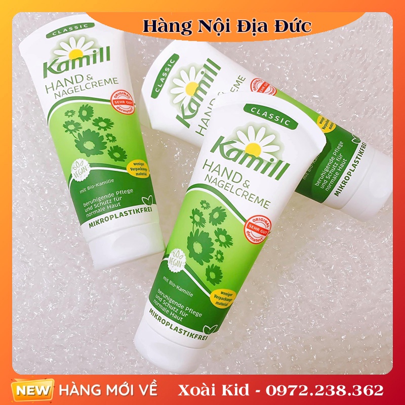 Kem dưỡng da tay và móng tay Classic Kamill hand & Nail cream 100ml của Đức - Date mới đủ Bill