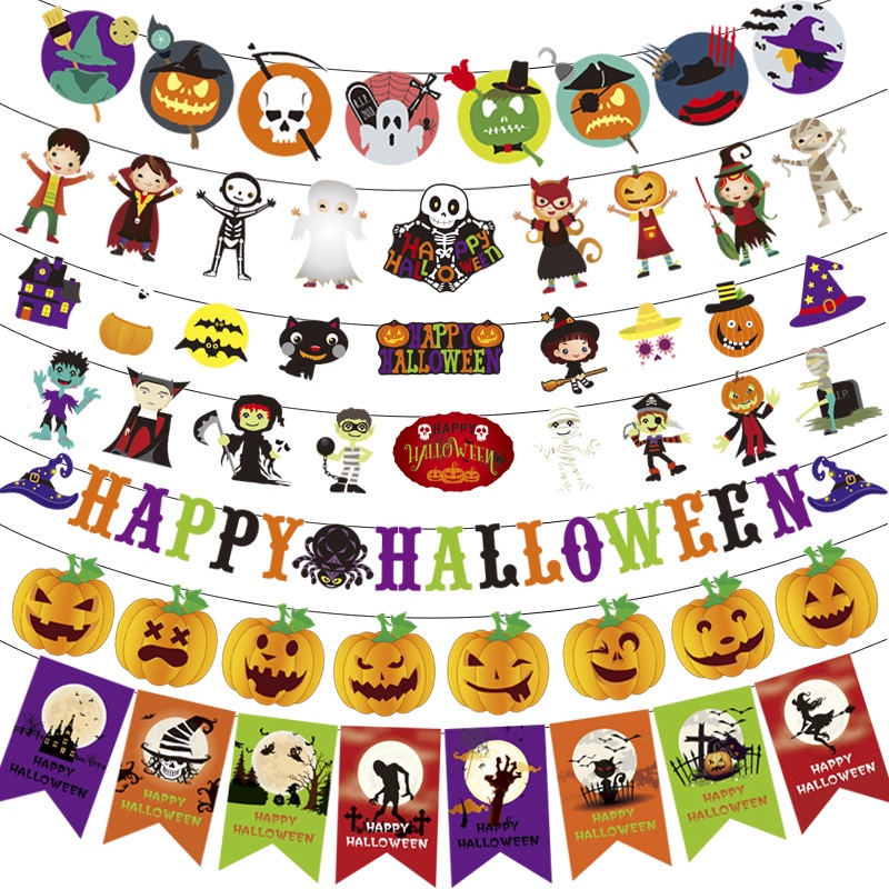 Dây treo trang trí halloween noel giáng sinh dài 3m