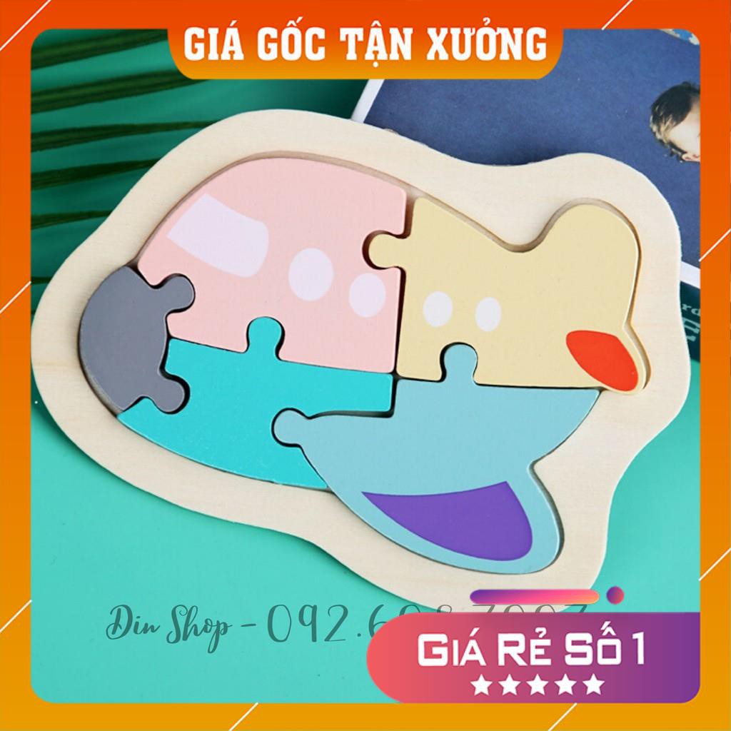 Xếp Hình Gỗ 3D QUÀ TẶNG CHO BÉ Đồ Chơi Xếp Hình Bằng Gỗ 3D An Toàn Cho Sức Khỏe Và Phát Triển Trí Tuệ Của Trẻ