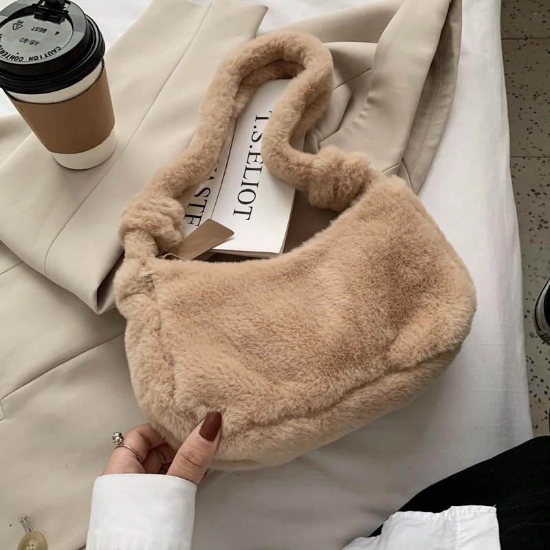 Túi Xách Tay Bằng Nhung Thiết Kế Dễ Thương Thời Trang 2021