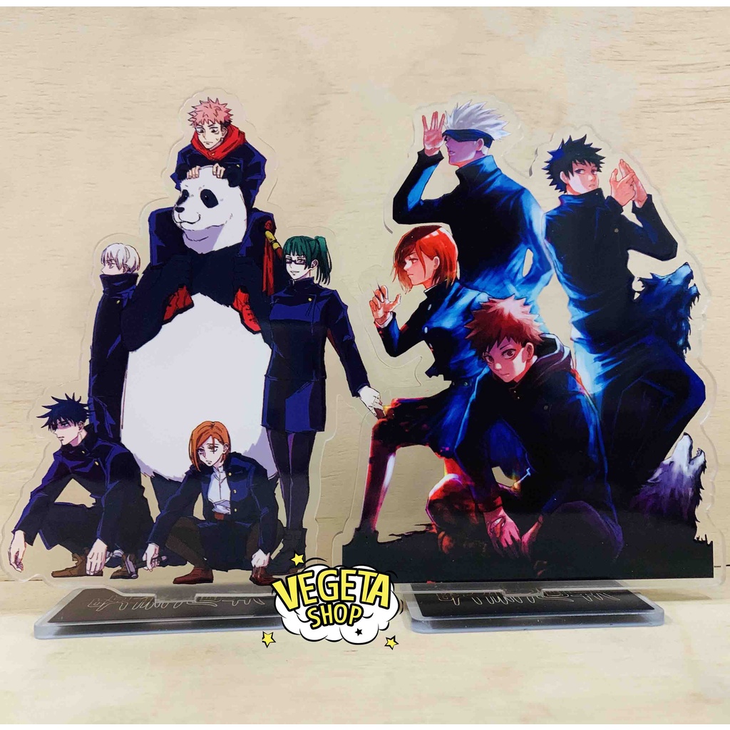 Mô Hình Tượng Standee Acrylic Mica 2 mặt - Jujutsu Kaisen Chú thuật hồi chiến - Yuji Itadori Sukuna Gojo Megumi Nobara