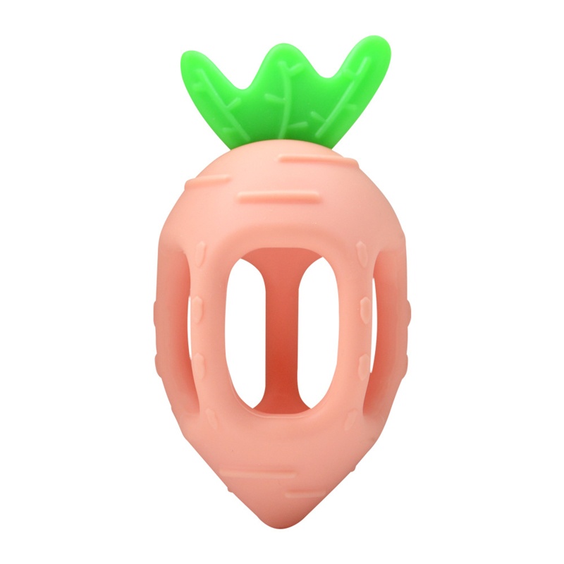 Haha Đồ Chơi Gặm Nướu Hình Củ Cà Rốt Bằng Silicone Cho Bé