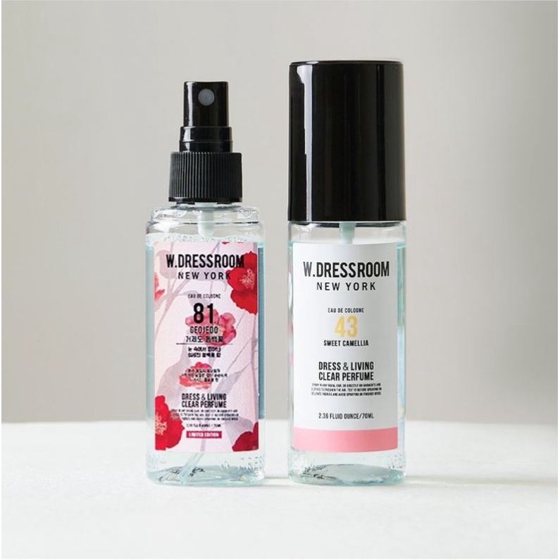 [MÙI MỚI] Nước hoa xịt thơm W.Dressroom Clear & Living Perfume (Idol K-Pop lựa chọn) | Thế Giới Skin Care